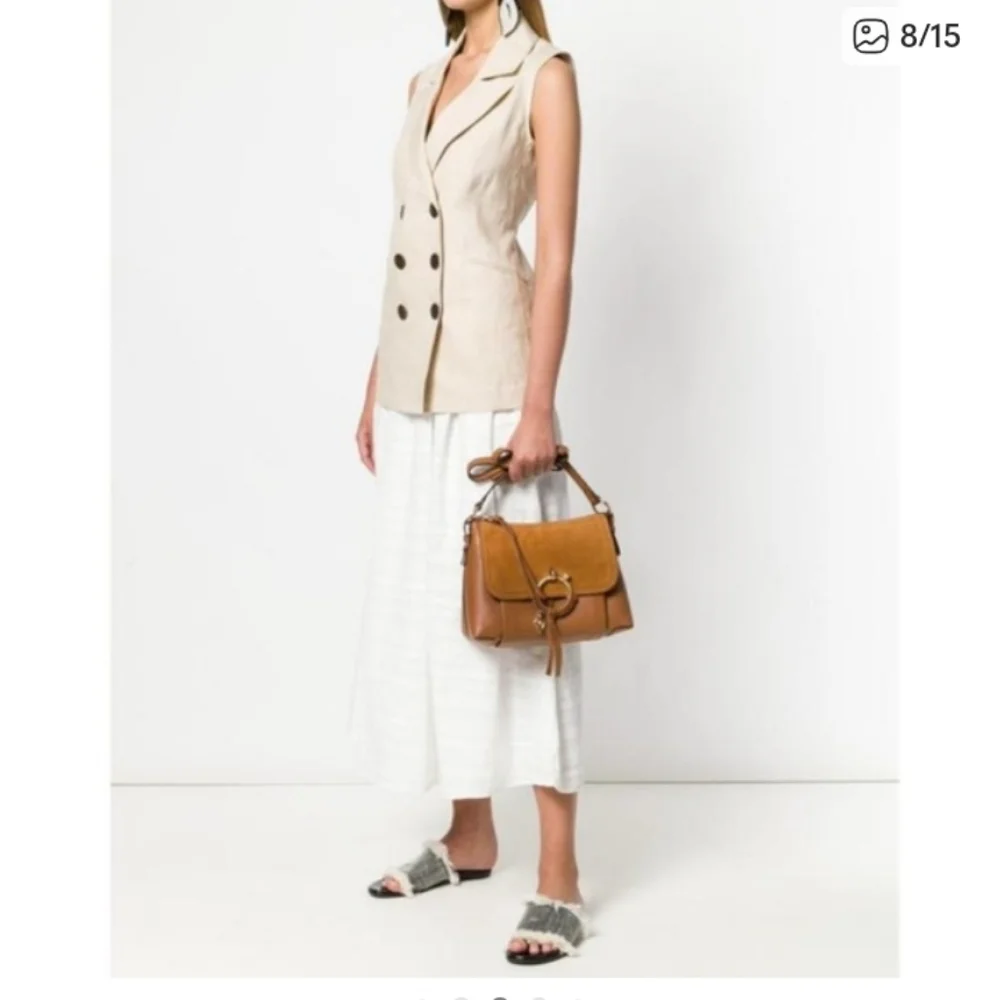NWT See By Chloe Joan Leather Crossbody NWT In Tan - Picture 2 of 9